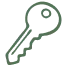 Key icon representing RV storage access